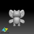 Fairy-cat-for-3d-printing-7.jpg Print in place Fairy Cat