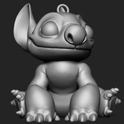 1.jpg Free STL file Lilo from Lilo and Stich Disney keychain・Template to download and 3D print