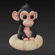 Captura.jpg 10cm scalable,monkey,monkey,baby animal chimpanzee,funko. collection,decoration figure