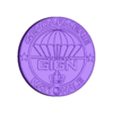 Ecusson gign intensité moyenne.stl GIGN gendarmerie police logo badges