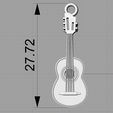 Screenshot_3.jpg Guitar pendant music jewelry 3D print model