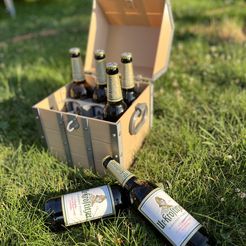 IMG_4286.jpg STL file Treasure Chest Beer Bottle Cooler・Template to download and 3D print