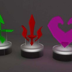 RLJKfESd8Og.jpg Free STL file Boons Aphrodite Ares Artemis hades・Template to download and 3D print