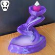 Pic with logo.jpg Горелка для благовоний Smoke Fountain