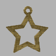 16.png Hollow christmas star X76