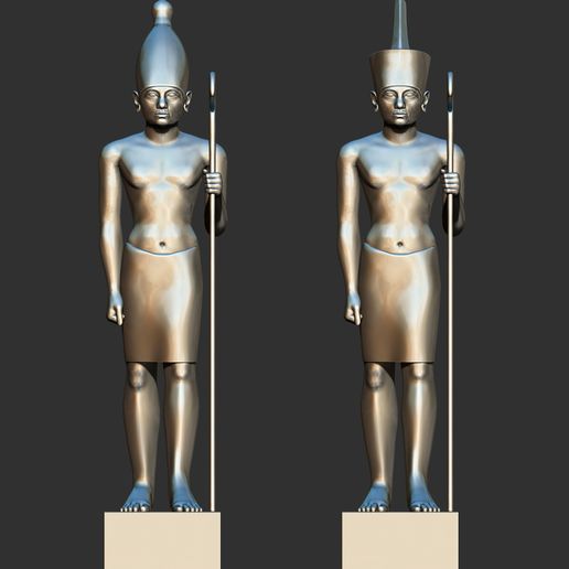 3D file Egyptian King Statuettes Senusret Petrie 3d printable model 🤴 ...