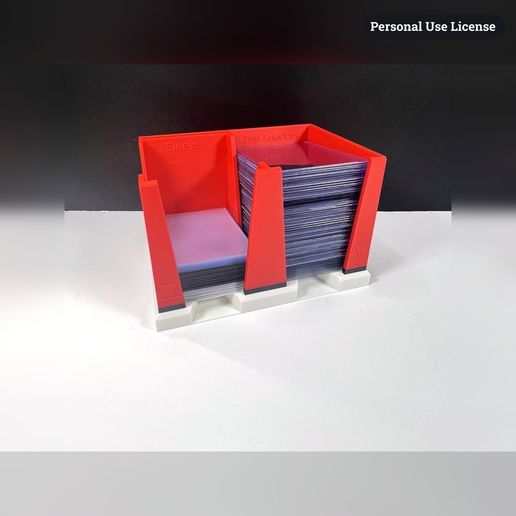 Card Supply Station STL, TCG Sleeve and Top Loader Organizer