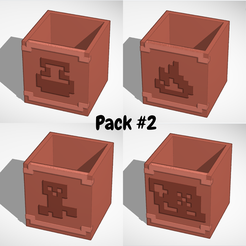 Free OBJ file T.N.T minecraft block 🦸・3D printing design to download・Cults