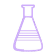 Erlenmeyer flask #2.stl Science and technology cookie cutters - #07 - laboratory glassware: conical / Erlenmeyer flask (style 2)
