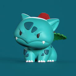 1_003.png 3D-Datei Pokemon - Ivysaur Mini・3D-druckbare Vorlage zum herunterladen