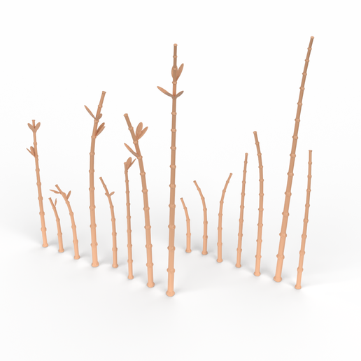 1/24 scale bamboo plants