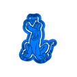 model.png Pluto Disney DOG  (6)   CUTTER AND STAMP, COOKIE CUTTER, FORM STAMP, COOKIE CUTTER, FORM