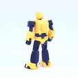 bee3.jpg Бесплатный STL файл ARTICULATED G1 TRANSFORMERS BUMBLEBEE - NO SUPPORT・Шаблон для 3D-печати для загрузки