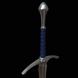 7.png Fichier STL GANDALF GLAMDRING SWORD - LE HOBBIT・Plan à imprimer en 3D à télécharger