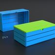 boite-façon-caisse-en-bois-Bleu-vert.jpg Wooden crate style box - Boite façon caisse en bois