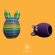 01.png Osmia Easter Egg-shapped Bunny Treasure Box multicolor print in place no supports