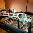 20210212_064835-2.jpg 3D printer with cross kinematics with 120g direct extruder, Nema 14 stepper and ball-bearing print head on carbon shafts