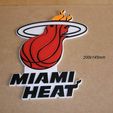 miami-heat-cartel-letrero-rotulo-logotipo-impresion3d-canasta.jpg Miami Heat, sign, signboard, sign, logo, 3d printing, court, basketball, basketball, players