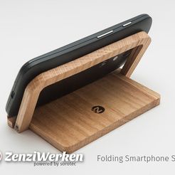 72db339c2f8e4f2a1239ecf5c17a225b_display_large.jpg Fichier STL gratuit Support pour Smartphone pliable cnc/laser・Plan à télécharger et à imprimer en 3D