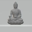 1.png Amitabha Sakyamuni Buddha Statue 3D print model