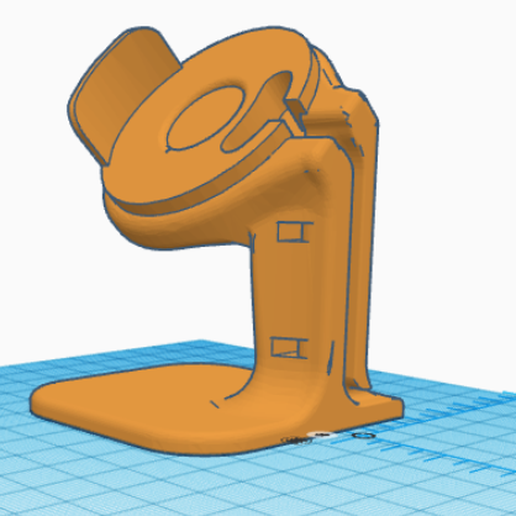 Ticwatch Pro GPS Ultra charger support 3D model