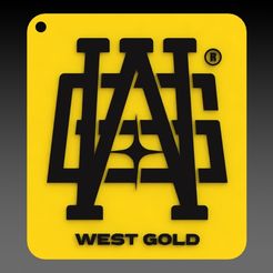 West-Gold.jpg Key ring "West Gold".
