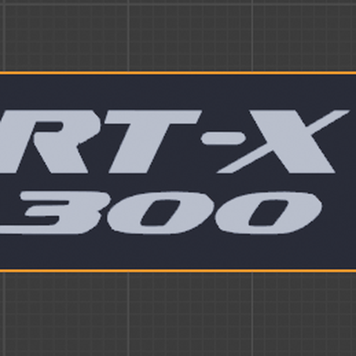 Vortex 300 R key ring 3D model