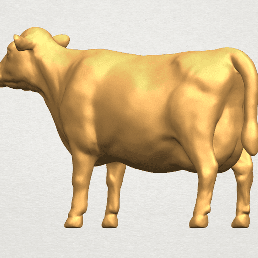 🐄 Cow 01・Free 3D File for ・Cults