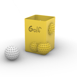 lapicero_golf.png Pen holder - Pen holder + Golf ball