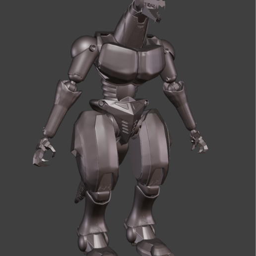 Manga Mechagodzilla figure 3D model