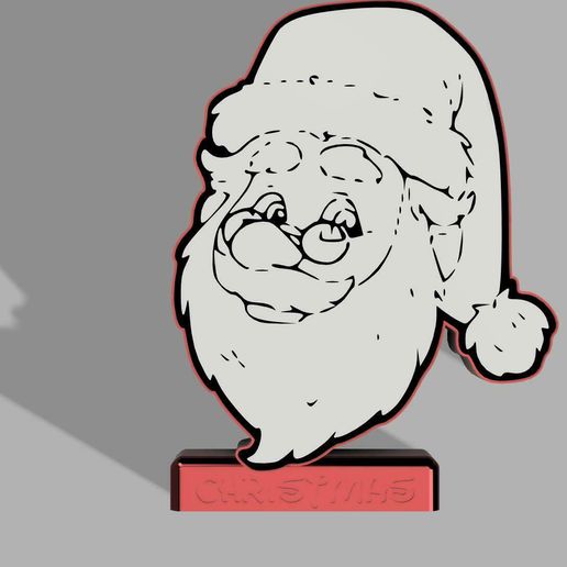 Santa Claus lamp 3D model