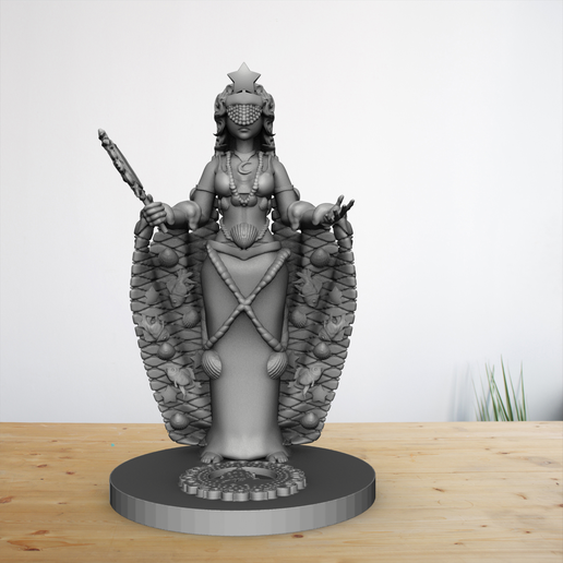 👸 Iemanja Queen of the Sea Orixa・ STL File for 3D printing・Cults