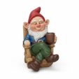 pro-shot-a969e2de-98a9-44f1-8357-0c7d11602d9d.jpg Gnome Relaxing in a Rocking Chair with Coffee