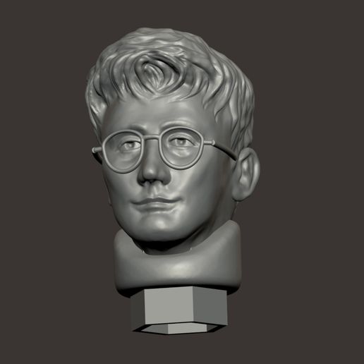 PENCIL cap in the shape of Dave Bayley’s Head from Glass Animals 3D model