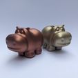 PXL_20220819_152333472.jpg STL file Cute hippo 3D printed animal・3D print design to download