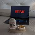 PXL_20240315_010003600.MP.jpg 🍺 0,33 L can holder + snack bowl 🍿 | Netflix can and snack holder