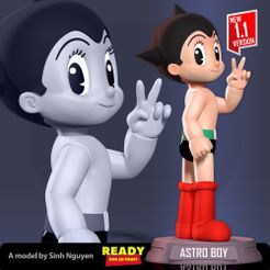 READY. ed Sy A model by Sinh Nguyen Файл 3D Мальчик Астро・Дизайн 3D-печати для загрузки3D