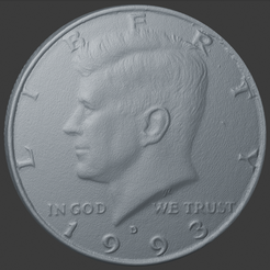 US_Half_Dollar_Face.png US, Half Dollar, Face Side, 3D Scan