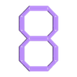 Segmentbottom.stl Free STL file 3D Digital Clock・3D printer design to download