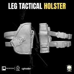 1.png Leg Tactical Holster for Action Figures