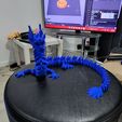 Flexi Print-in-Place Imperial Dragon with 3MF Included!