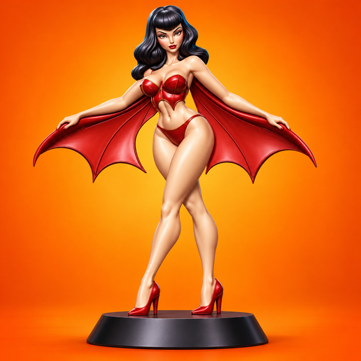 Vampire Bat Girl – Pinup Halloween