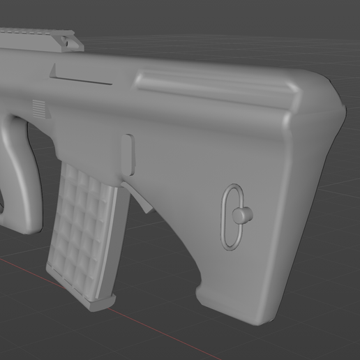 OBJ file Austrian AUG A3 rifle 🗺️ ・3D print design to download・Cults