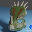 Styracosaurus-Render1.jpg Styracosaurus wearable dino mask with movable jaw