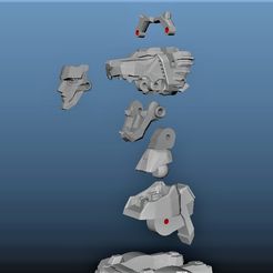 Screenshot (301).jpg 3D file Lion Combiner Super Robot・3D printing design to download
