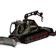 65a8a834-1660-41f0-bb33-b309d15ad48c.png Yellow Modern Snowcat / Snow Groomer with Movements