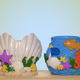 tbrender001.png Ocean Life Succulent Planters Set