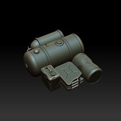 fuel-tanks.jpg STL file fuel tanks in 1:24・3D printing model to download