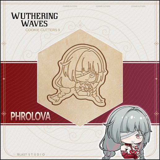 Wuthering Waves Cookie Cutters 9 3D model