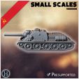 2.jpg Canon d'assaut SU-122M (version réduite) - Armée soviétique WW2 Second Monde Front de l'Est Ostfront RPG Mini Hobby